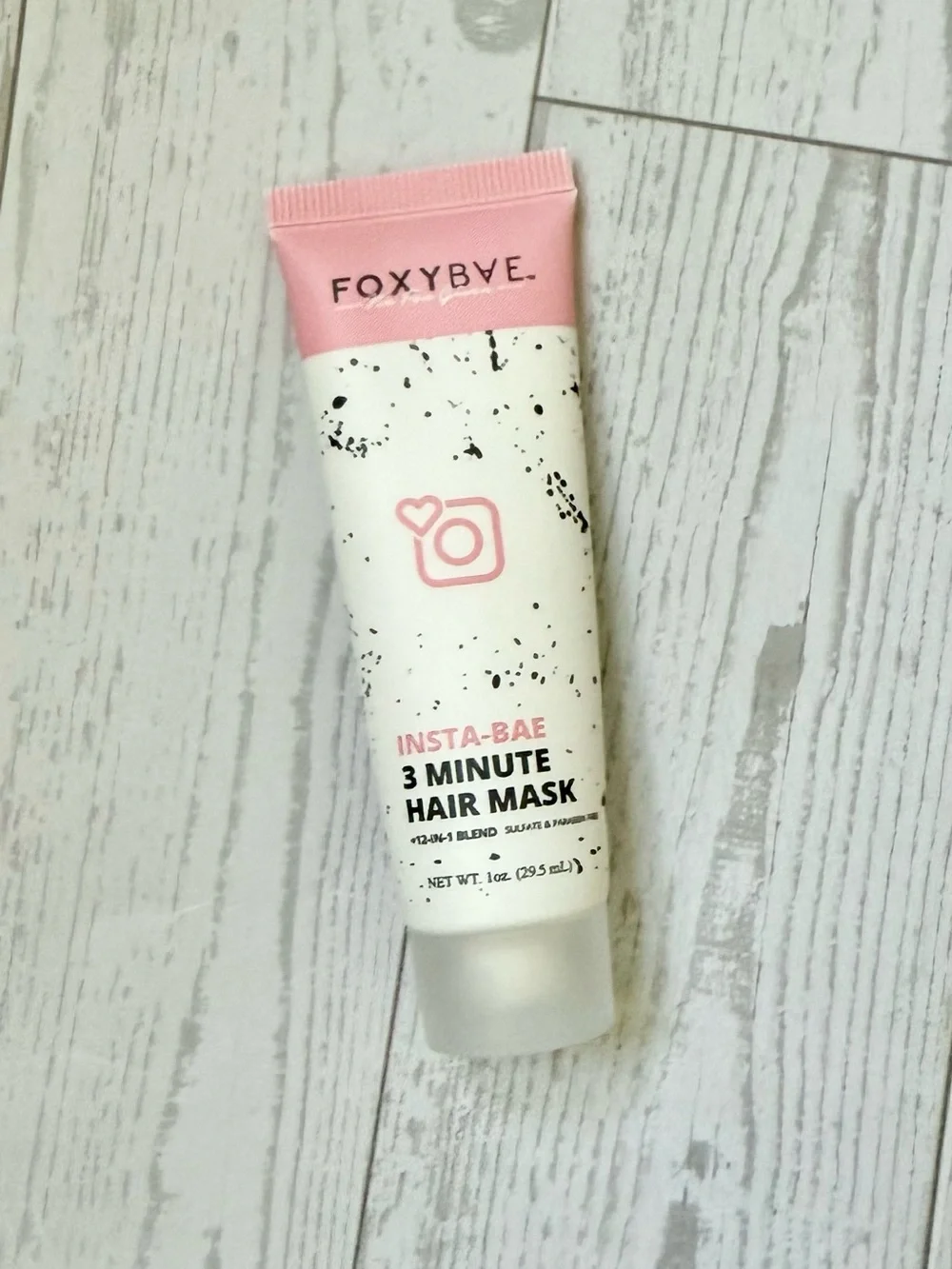 FOXYBAE Insta-Bae 3 Minute Hair Mask New and Sealed Travel Size 1 oz / 29.5 mL